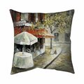 Begin Home Decor 20 x 20 in. Deserted & Sunny Street-Double Sided Print Indoor Pillow 5541-2020-ST2